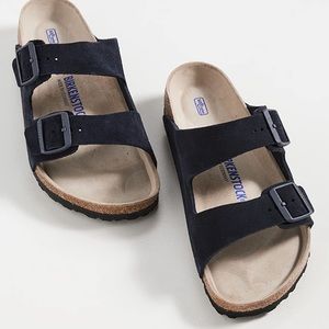 Brand new! Men’s Birkenstock Arizona Slides in Navy, Size 44